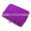 Purple neoprene Portable Soft Sleeve Ultrabook Notebook Laptop Bag Briefcase Handlebag Pouch for Mackbook