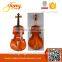 (TL004-1) Flamed Wood Violin With Case Jujube Accessories With Four Fine Turners