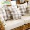 Vintage Leisure Style Real Rattan Wicker Living Room Sofa Furniture Set