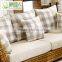 Vintage Leisure Style Real Rattan Wicker Living Room Sofa Furniture Set