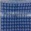 100 % cotton block print blue indigo printed bedspread