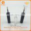 double-ended black & clear special style 95.5*14mm Matte Black Lip Gloss Tube