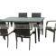 Granco KAL057 outdoor wicker dining table set