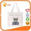 Organic canvas cotton bag as shopping bag for women