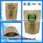High quality food grade paper stand up pouch with zipper