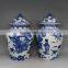 China antique porcelain blue and white ginger jar ceramic for home decor