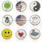 Digital printing golf ball marker with divot tool in wholesale