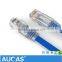 Taiwan Manufacture RJ45 Flat UTP Cat6 24AWG Strain Copper Network Patch Cord With CE/RoHS Printed On Cable