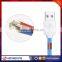 Good quality colorful micro flat noodle cable charging for iphone/ for android