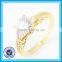 Real zircon wedding gold ring necklace set fashion jewelry set in latest design
