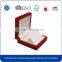 Custom leather jewellery pendant box logo