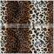 100% Polyester Leopard Velboa Faux Fur Fabric Print velboa fabric