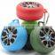 Special tyre shape design bluetooth speaker, promotion gift tire shape mini speaker, low price wireless speaker