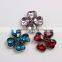 Shining Crystal Snap Button Four Leaf Clover Ginger Snap Jewelry