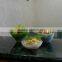Unique alabaster colored glass salad bowl
