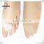 2016 Medical Soft White Silicone Toe Bunion Orthotics Separators Staightener toe protector Foot Protector