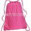 orange yellow black pink cheap custom promotion waterproof nylon drawstring bag
