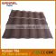 Wanael building material natural stone chip coated metal roof tiles, high quality stone metal roof tiles