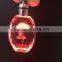 Customized heart shapes engraving crystal gift on sale