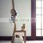 new design bamboo chair with towel rack Easy to assemble bamboo chair wholesale