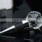 clear customised crystal wine bottle stopper for wedding favors