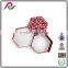 Hexagonal prism 2 drawers storage cardboard box