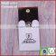 Engraved cardboard luggage printed hang tags with reinforced eyelets