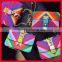Wholesale hot sale beautiful rainbow pu leather bag for girls
