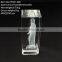 clear 3D laser fashionable crystal engravingl gifts