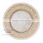 SAMYO 13 inch Home Decorative Wedding Catering Gold Charge Plate