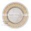 SAMYO 13 inch Home Decorative Wedding Catering Gold Charge Plate