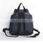 Fashion jean backpack travel canvas bags cowboy bags with contrast color, genuine leather or puFashion jean backpack travel can