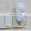 Switchable LED night light with motion sensor, white-green-blue three colors