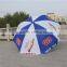 Fashion 2 folding beach bamboo silk parasol