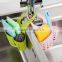 Plastic storage rack for kitchen sink