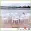 Economical and practical outdoor garden rattan dining furniture