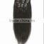 new top quality remy clip in hair extension/100% human hair extension