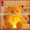 Pomotional customized stuffed white plush LED teddy bear toy with dotted bowtie for Valentine' Day                        
                                                Quality Choice