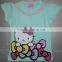 GIRLS SHORT SLEEVE TOP BOTTOM SET ( BRAND: HELLO KITTY )