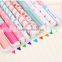 DIY creative stationery kids personalized Novelty multi-color changing ink gel pen green happy day emotion ball point pen