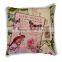 Home Textile Hot Selling Burlap Decor Cushion