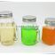 Hot Sales 3 Sizes Glass Mason Jar With Handle and Lid