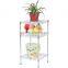 RH-HZL01 three layers chrome metal wire shelf rack 300*300*600mm commodity shelf Kitchen rack