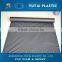 flexible soft opaque non-transparent black and white pvc film in plastic sheet