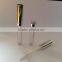 plastic lip gloss tube silver color cap