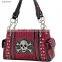 Western rhinestone studded skull purses concealed weapon bling skull handbags