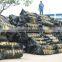Solid floating oil rubber boom