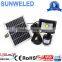 12v outdoor Solar Rechargeable Motion Sensing LED Flood Light 10w 20w 30w 50w