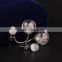 Dandelion Seeds Earrings Dried casual Dandelion Drop Earrings Vintage Glass Balls Wishing Floating Bottle Earrings For Women
