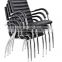black stackable metal stock chairs used AH-40A